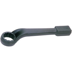 Offset Striking Box End Wrench: 2-1/2", 12 Point, Single End