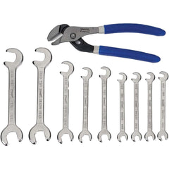 Open End Wrenches; Wrench Size: 13 mm; Material: Steel; Finish: Satin, Chrome