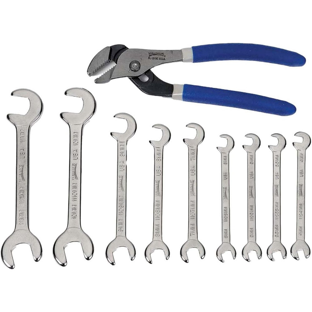 Open End Wrenches; Wrench Size: 8 mm; Material: Steel; Finish: Satin, Chrome