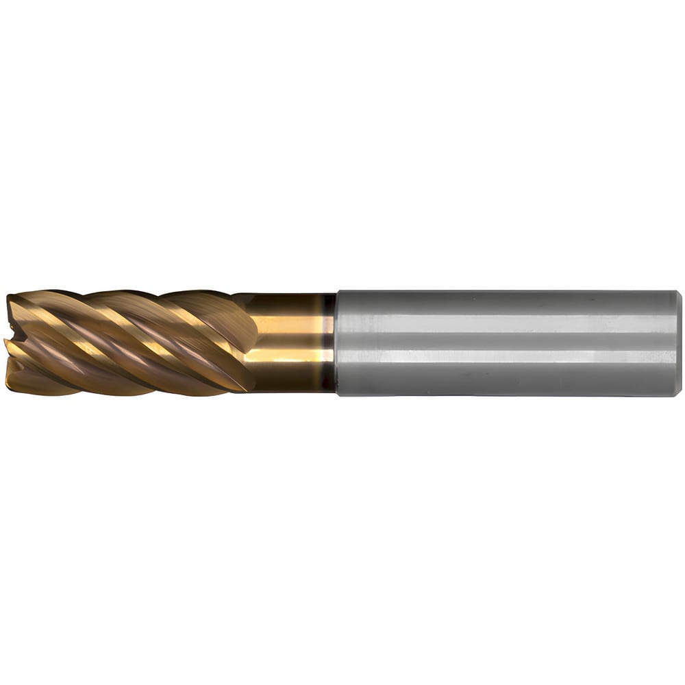 Corner Radius End Mill: 20 mm Dia, 38.00 mm LOC, 3.00 mm Radius, 6 Flute, Solid Carbide