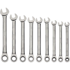 Combination Wrench: 7/8" Head Size, 15 deg Offset