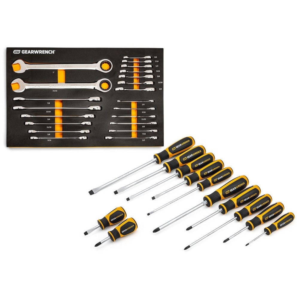 Combination Hand Tool Set: 33 Pc, Mechanic's Tool Set