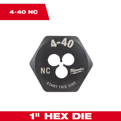 Hex Rethreading Die:  Right Hand, No Carbon Steel