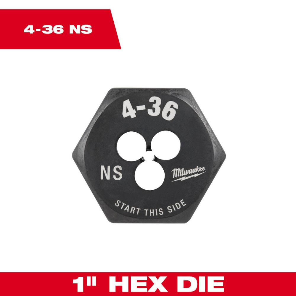 Hex Rethreading Die:  Right Hand, No Carbon Steel