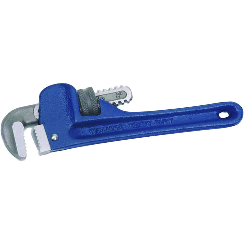 Pipe Wrenches; Wrench Type: Heavy-Duty Pipe; Minimum Pipe Capacity (Inch): 1/8; Maximum Pipe Capacity (Inch): 1-5/8; Overall Length (Inch): 10; Material: Cast Iron; Jaw Texture: Serrated, Smooth; Finish: Natural