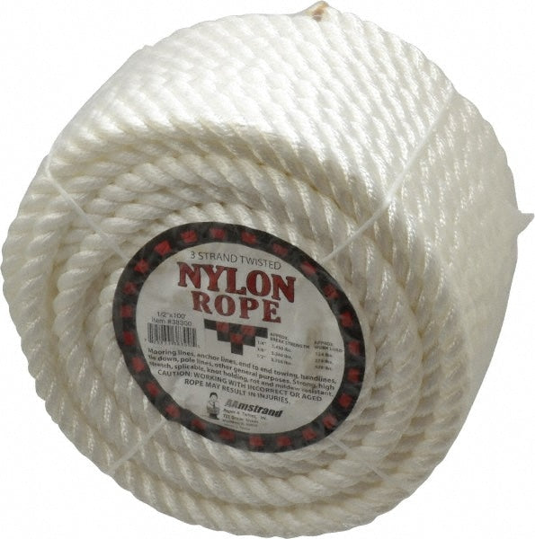 100' Max Length Nylon Twisted Rope