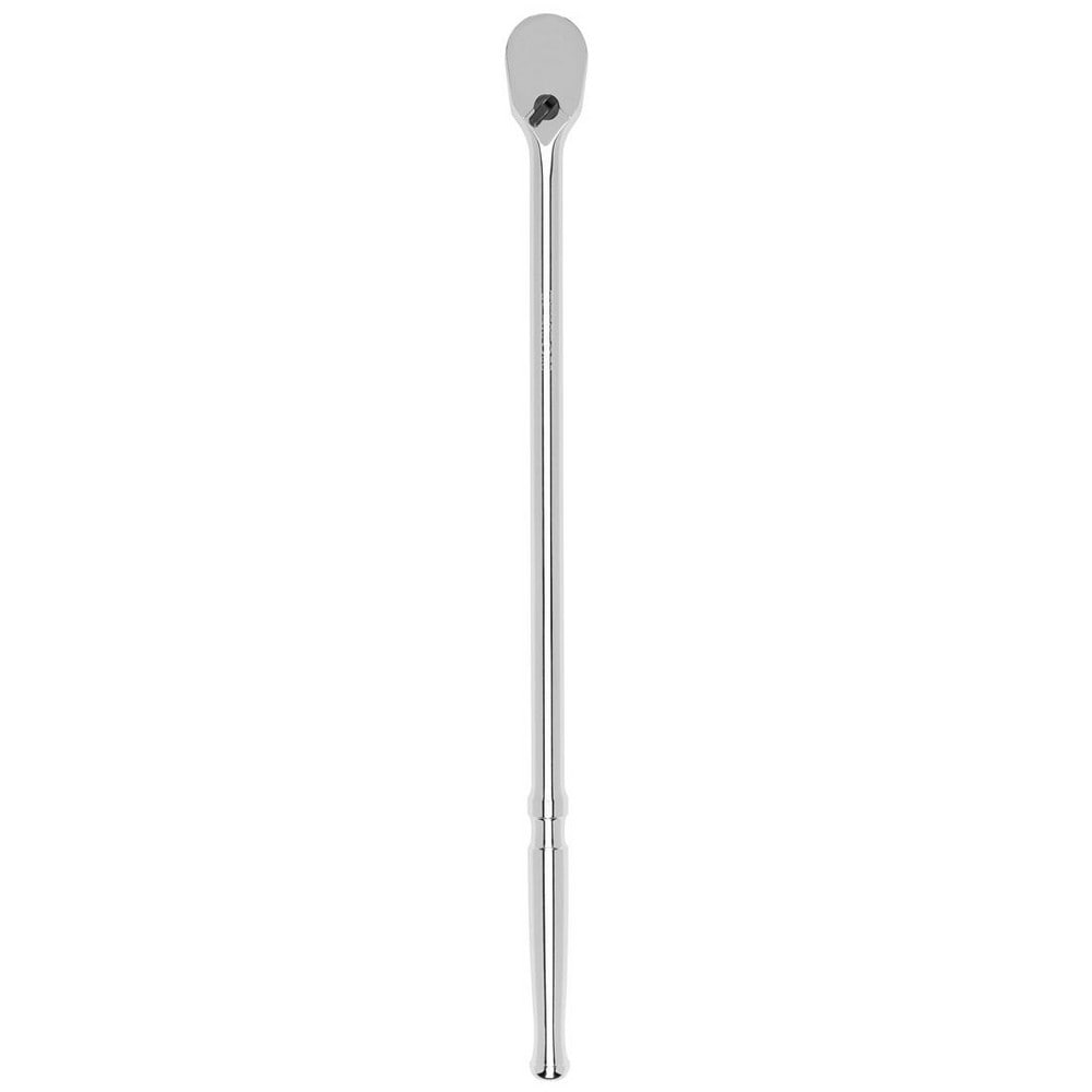 Ratchets; Tool Type: Ratchet; Drive Size: 1/2 in; Head Shape: Pear; Head Features: Compact; Head Style: Reversible, Fixed; Material: Steel; Finish: Full-Polished; Overall Length (Inch): 18