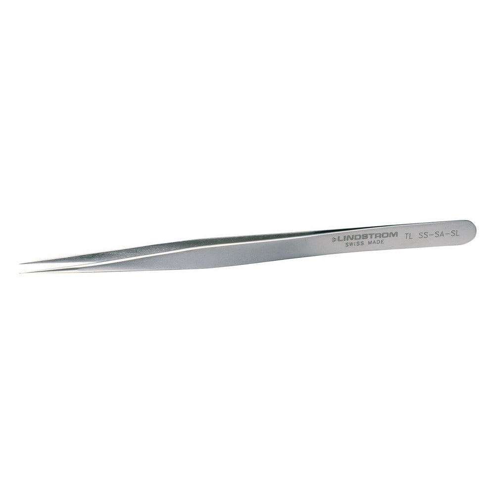 Tweezers; Tweezer Type: Fine; Pattern: SS-SA; Material: Stainless Steel; Tip Type: Fine; Tip Shape: Pointed; Overall Length (Decimal Inch): 5.5100