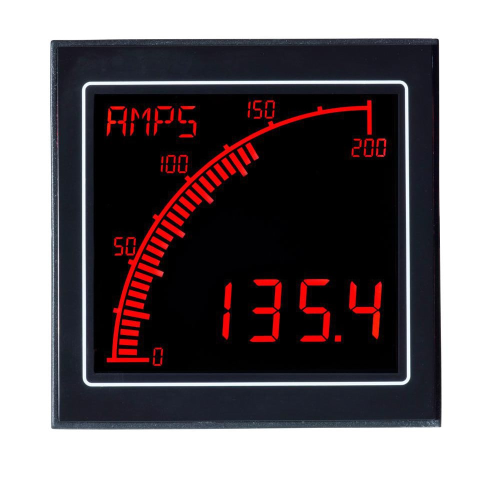 Panel Meters; Panel Meter Type: Panel Meter; Power Measurement Type: AC Ammeter, DC Ammeter; Panel Meter Display Type: Digital LCD; Maximum Input AC Amperage: 5; Maximum Input DC Amperage (mA): 5