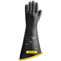 Rubber Linesman Gloves: Activarmr RIG218YBCC, Class 2, Size Large & X-Large, 18" Long