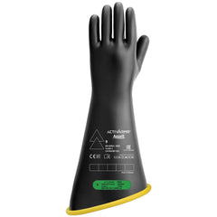 Rubber Linesman Gloves: Activarmr RIG318YBCC, Class 3, Size 2X-Large, 18" Long