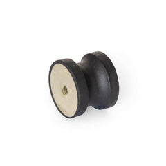 Vibration Isolators; Isolator Type: Plate/Plate; Insert Material: Zinc-Plated Steel; Isolator Material: Natural Rubber; Maximum Load Capacity: 250.00 N; Top Diameter: 20.00; Bottom Diameter: 20; Thread Size: 1/4-20; Overall Width: 20 mm