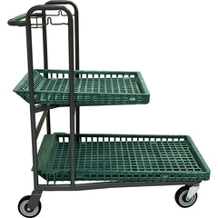 Bar, Panel & Platform Trucks; Truck Type: Garden Cart ; Load Capacity: 500 lb; Platform Profile: Lipped; Platform Style: Perforated