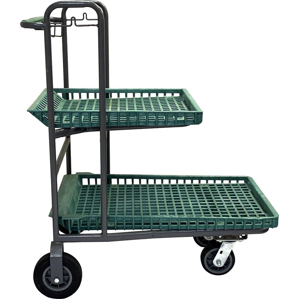 Bar, Panel & Platform Trucks; Truck Type: Garden Cart ; Load Capacity: 500 lb; Platform Profile: Lipped; Platform Style: Perforated