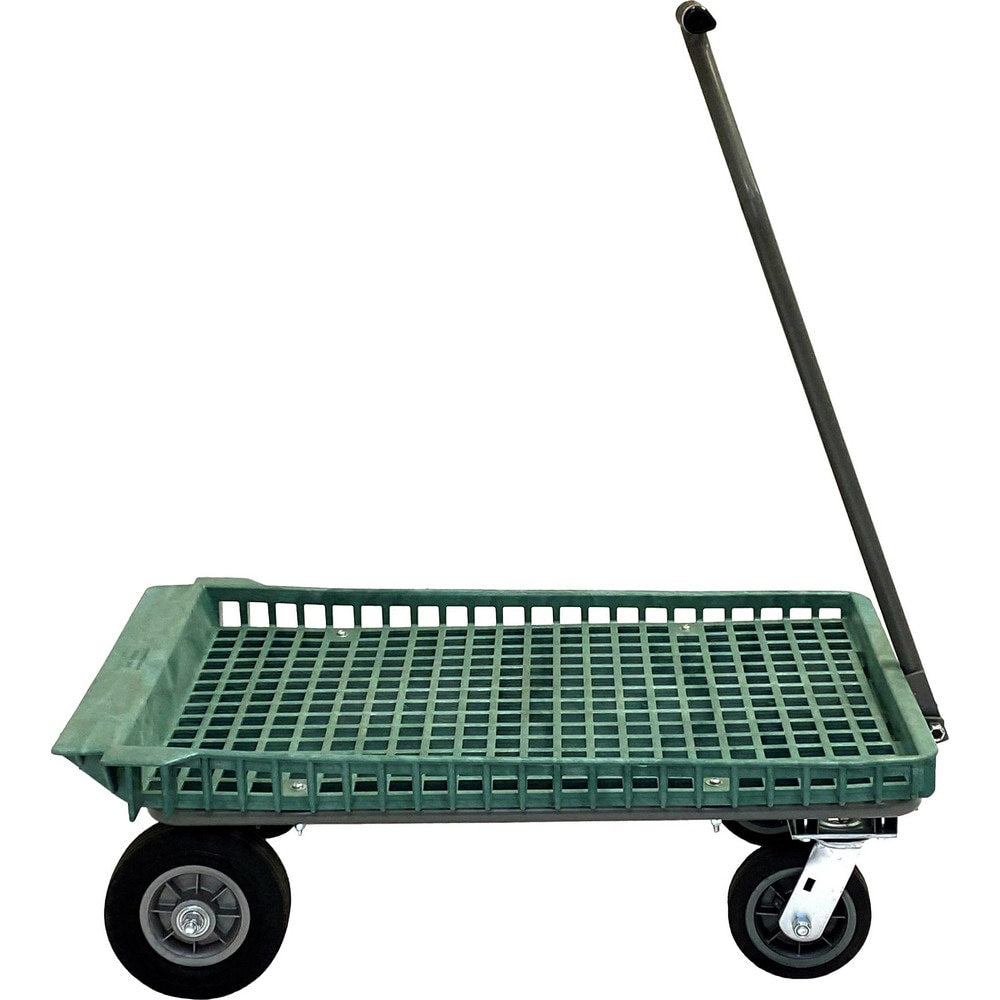 Bar, Panel & Platform Trucks; Truck Type: Garden Cart ; Load Capacity: 250 lb; Platform Profile: Lipped; Platform Style: Perforated