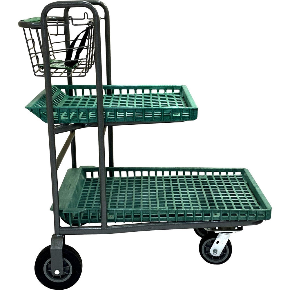 Bar, Panel & Platform Trucks; Truck Type: Garden Cart ; Load Capacity: 500 lb; Platform Profile: Lipped; Platform Style: Perforated