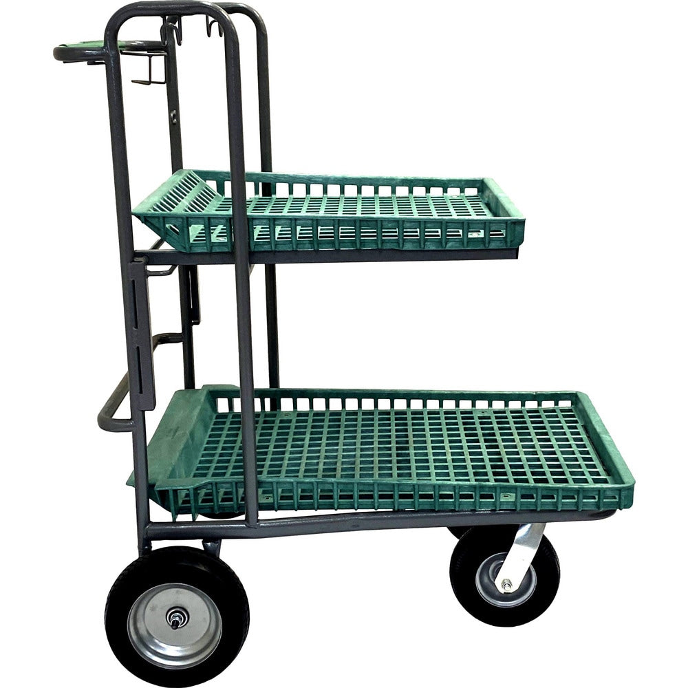 Bar, Panel & Platform Trucks; Truck Type: Garden Cart ; Load Capacity: 500 lb; Platform Profile: Lipped; Platform Style: Perforated