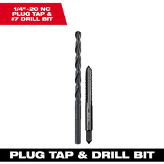 Tap & Drill Sets; Maximum Drill Size (Wire): #7