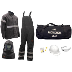 Arc Flash Clothing Kit: Size Medium, Gore Pyrad, Jacket, Bib Overalls & Hoods