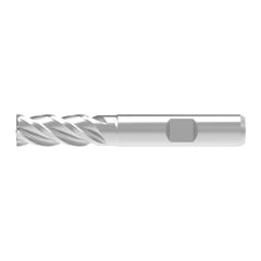 Square End Mill: 4 Flute, Solid Carbide