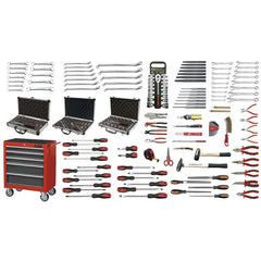 Combination Hand Tool Set: 213 Pc, Universal Set