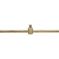 Socket Handles; Tool Type: Sliding T-Handle; Drive Size: 1/2; Overall Length (Decimal Inch): 12; Material: Aluminum Bronze; Head Style: Fixed