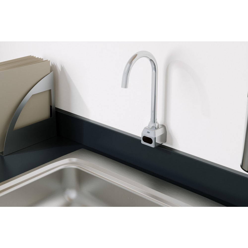 Electronic & Sensor Faucets; Faucet Style: Complete Kit; Spout Type: Gooseneck; Mounting Centers: Single Hole; Voltage (Ac