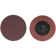 Quick-Change Disc: Type R, 2" Dia, 60 Grit, Aluminum Oxide, Coated