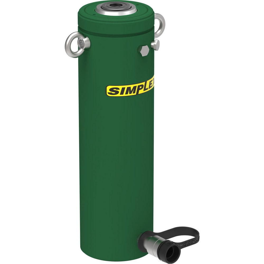 Portable Hydraulic Cylinders; Actuation: Single Acting; Load Capacity: 55; Stroke Length: 11.81; Oil Capacity: 129.76; Cylinder Bore Diameter (Decimal Inch): 3.74; Cylinder Effective Area: 1; Lowered Height: 18.16