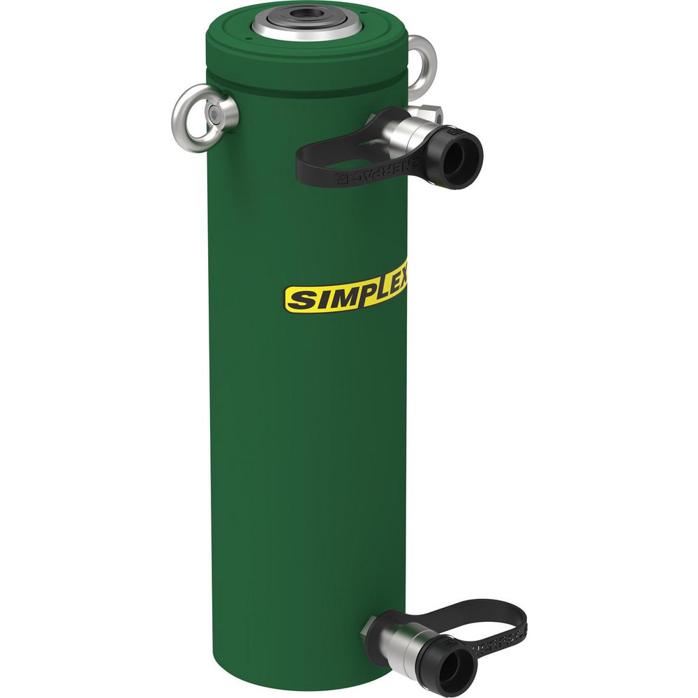 Portable Hydraulic Cylinders; Actuation: Double Acting; Load Capacity: 55; Stroke Length: 11.81; Oil Capacity: 129.76; Cylinder Bore Diameter (Decimal Inch): 3.74; Cylinder Effective Area: 1; Lowered Height: 18.15