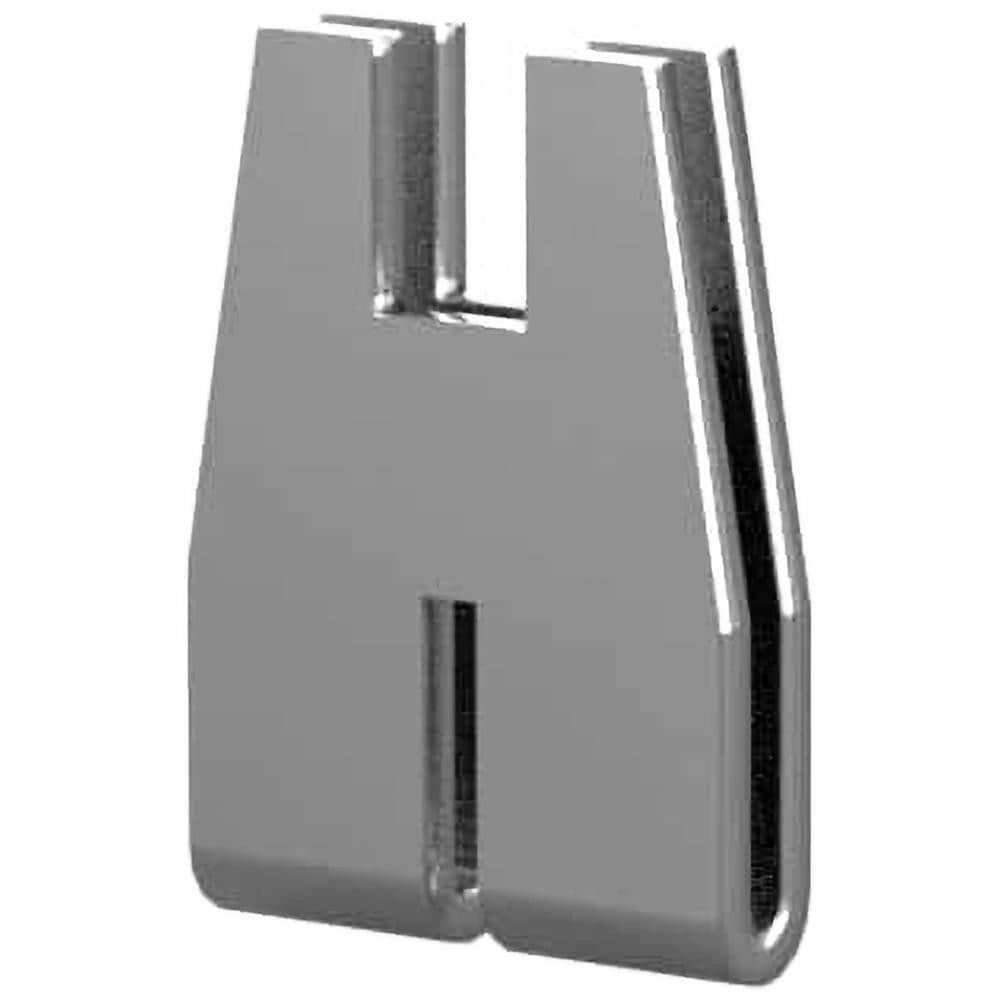 CNC Storage Accessories; For Use With: CNC Storage Carts, CNC Tools; Additional Information: Cart Shelf Clip; Color: Dark Gray; Description: Tool Cart Shelf Clip for Adjustable Internal Shelf; Type: Adjustable Shelf Clip