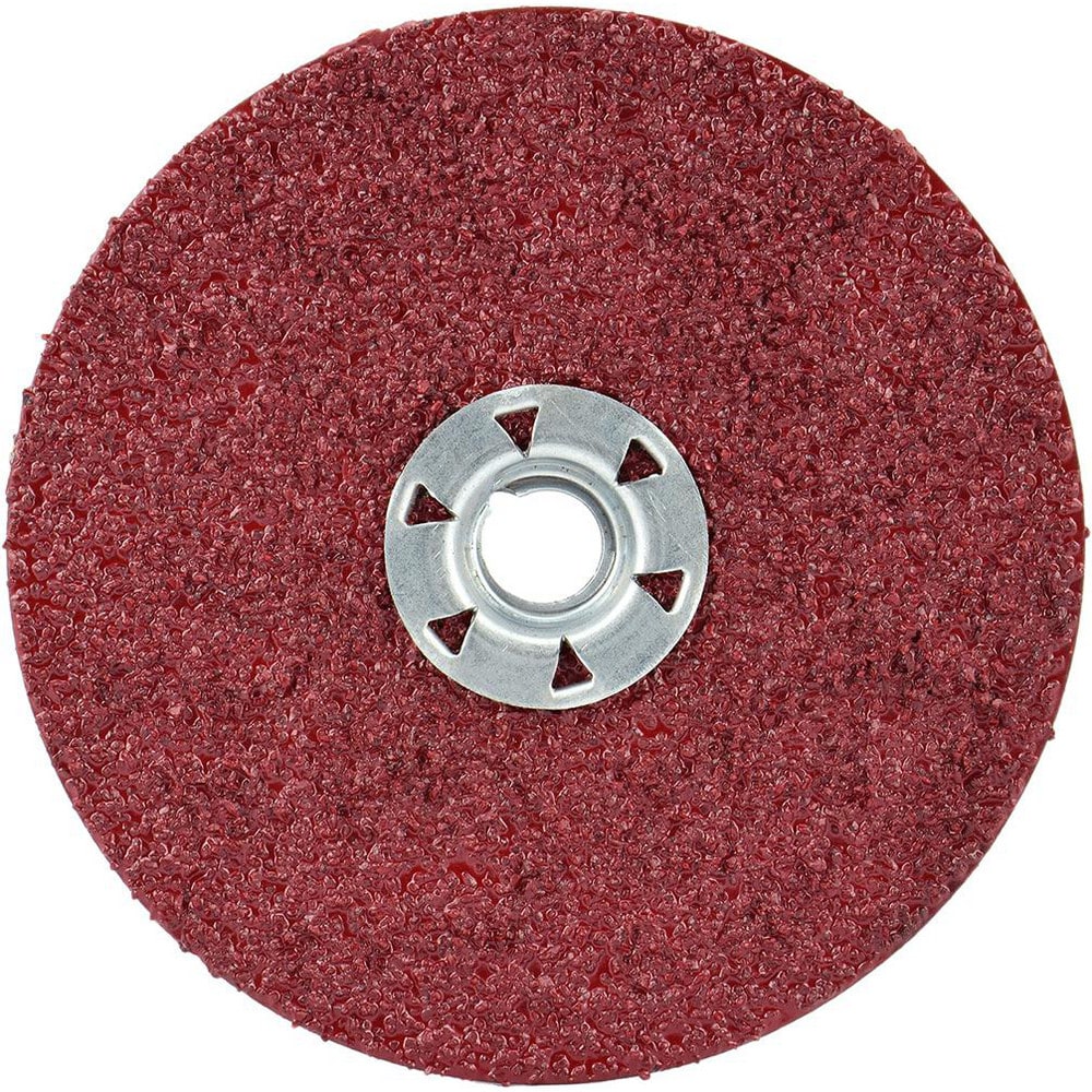 Fiber Disc:  5" Disc Dia, 5/8-11 Hole, Threaded Arbor Hole, 36 Grit, Ceramic Alumina