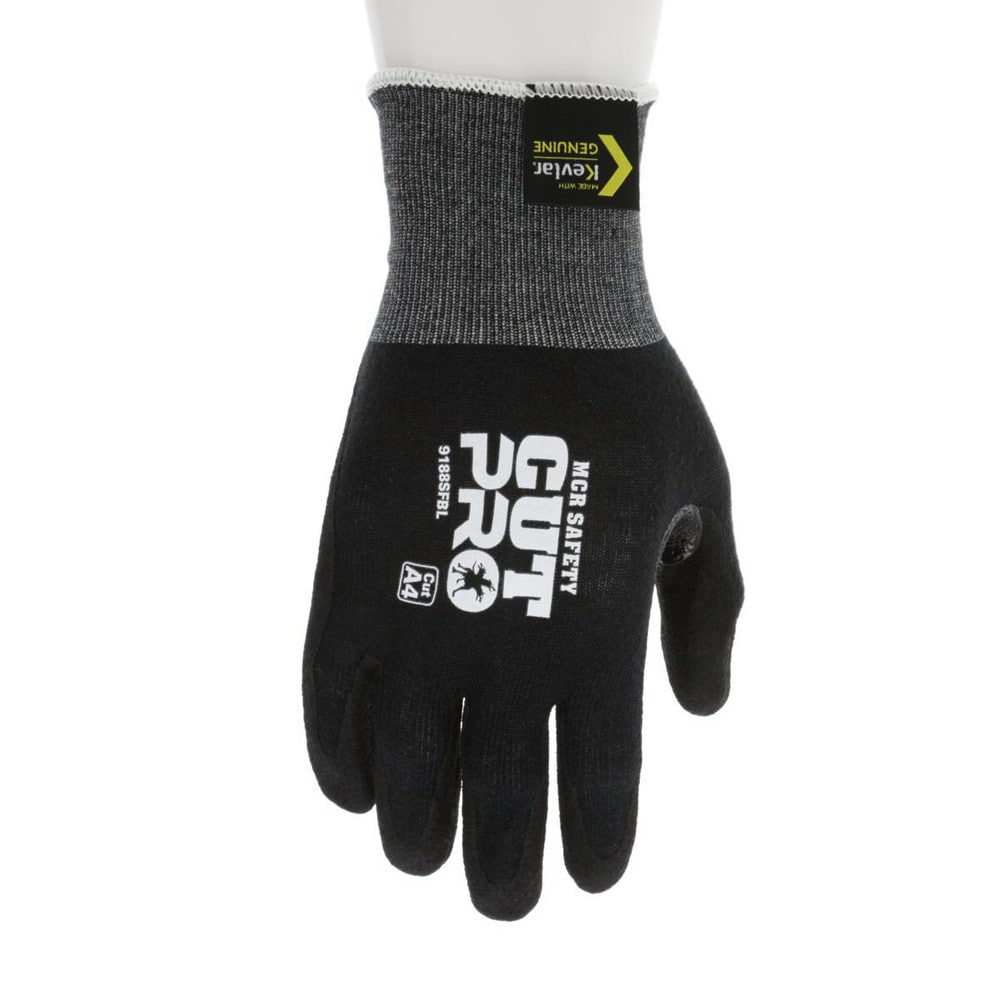 Cut, Puncture & Abrasion-Resistant Gloves: Cut Pro 9188SFB, Size Large, ANSI Cut A4, ANSI Puncture 2, Foam Nitrile, Kevlar