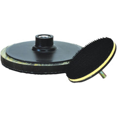 Disc Backing Pad:  3" Dia,  Hook & Loop