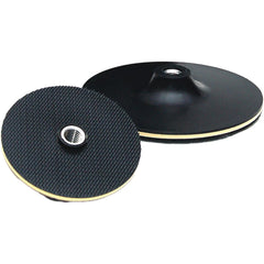 Disc Backing Pad:  7" Dia,  Hook & Loop