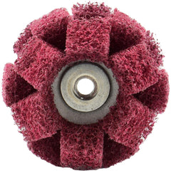 Sanding Stars; Abrasive Type: Non-Woven; Grade: Very Fine; Connector Type: Arbor; Abrasive Material: Aluminum Oxide; Eyelet Size: 8-32; Star Diameter: 1.50; Color: Blue