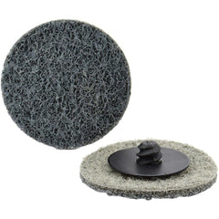 Quick-Change Disc: Type R, 3" Dia, Silicon Carbide, Non-Woven