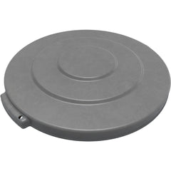 Trash Can & Recycling Container Lids; Lid Type: Flat; Lid Shape: Round; Container Shape: Round; Compatible Container Capacity: 10 Gallon; Color: Gray; Material: HDPE; For Use With: Bronco 10 Gallon Trash Container