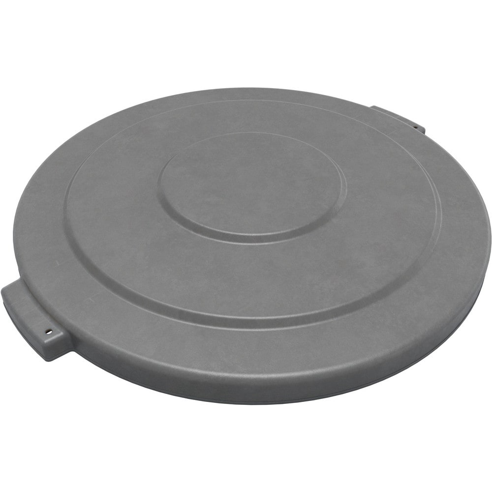 Trash Can & Recycling Container Lids; Lid Type: Flat; Lid Shape: Round; Container Shape: Round; Compatible Container Capacity: 20 Gallon; Color: Gray; Material: HDPE; For Use With: Bronco 20 Gallon Trash Contain