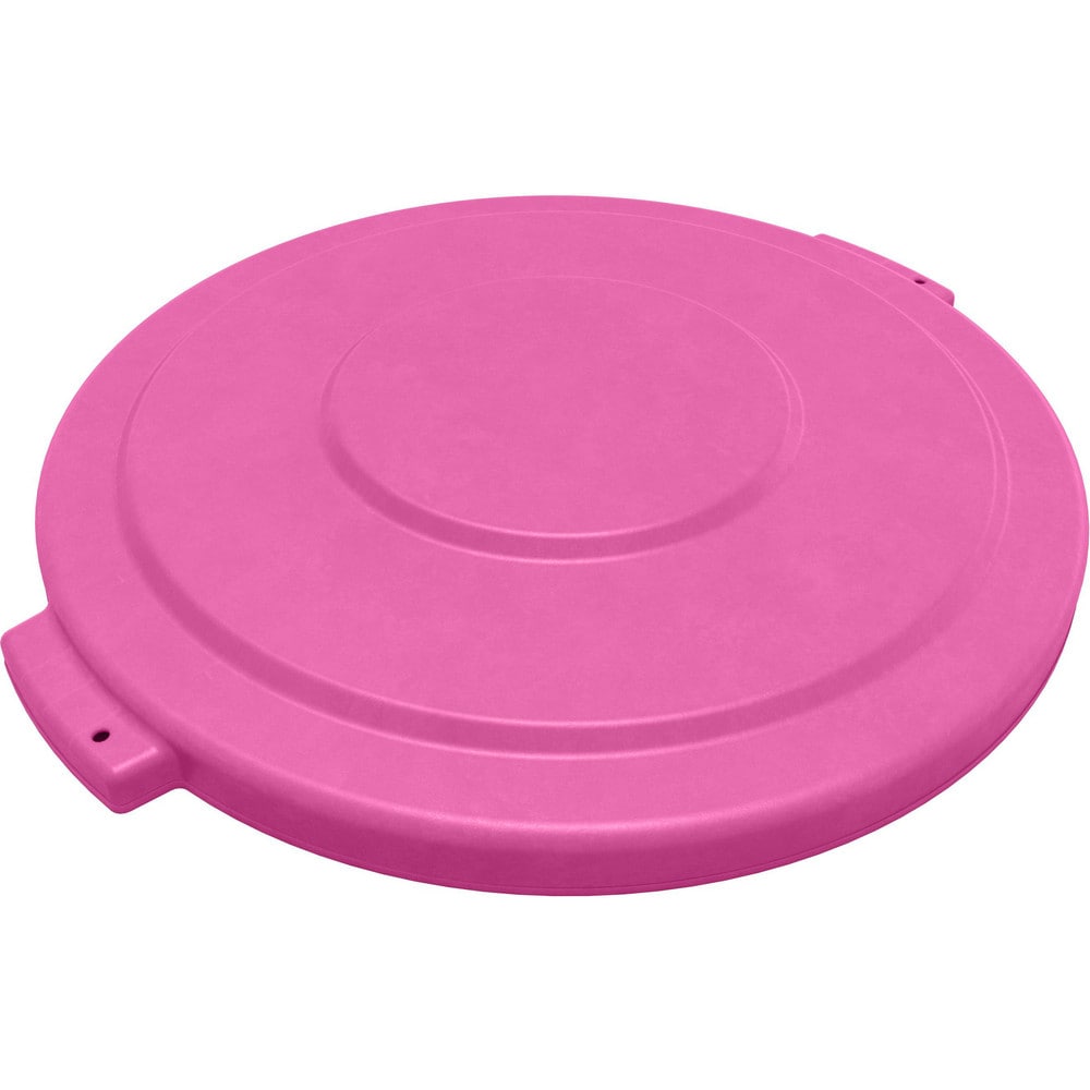 Trash Can & Recycling Container Lids; Lid Type: Flat; Lid Shape: Round; Container Shape: Round; Compatible Container Capacity: 20 Gallon; Color: Pink; Material: HDPE; For Use With: Bronco 20 Gallon Trash Contain