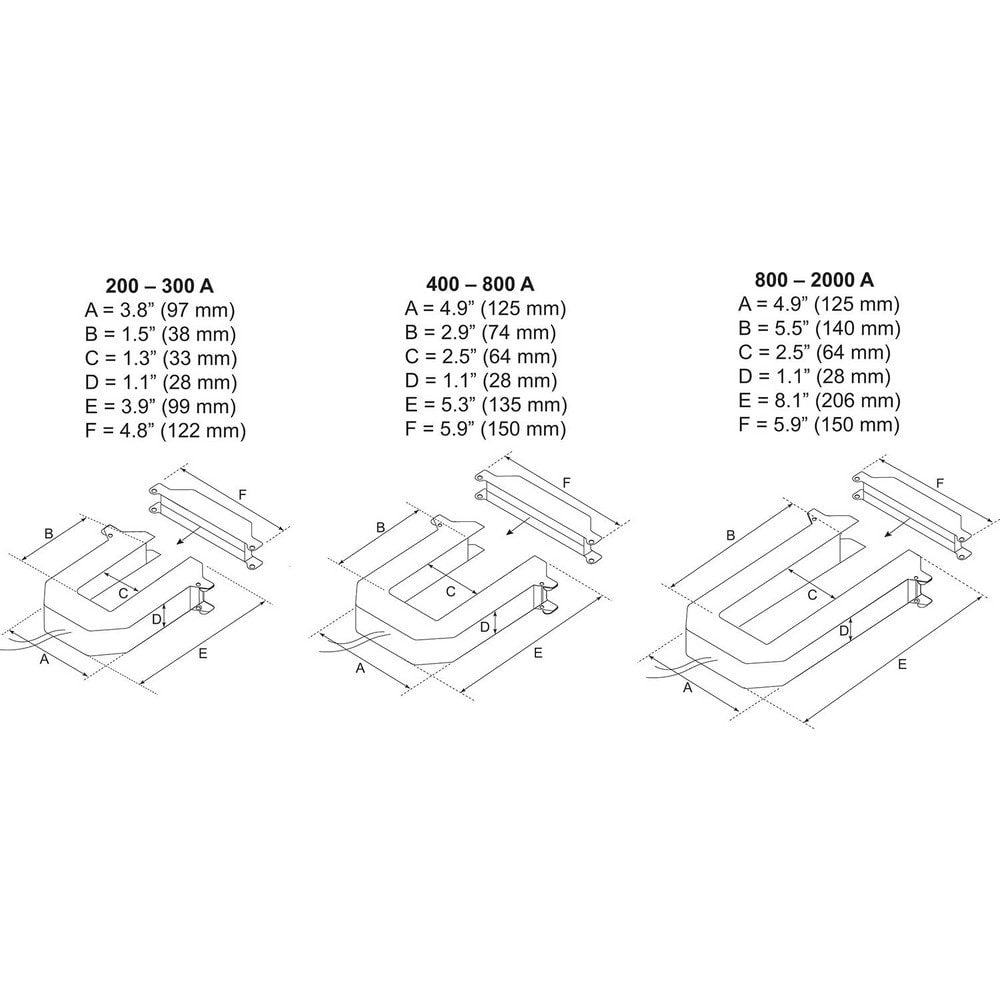 Panel Meter Accessories; Panel Meter Accessory Type: Current Transformer; For Use With: Acti 9 iEM3000, PowerLogic PM3000/PM5000/PM8000/ION7400/CM4000T; Maximum Input Ac Amperage: 800; Maximum Output Ac Amperage: 5; Burden: 5; Frequency: 60, 50; Overall D