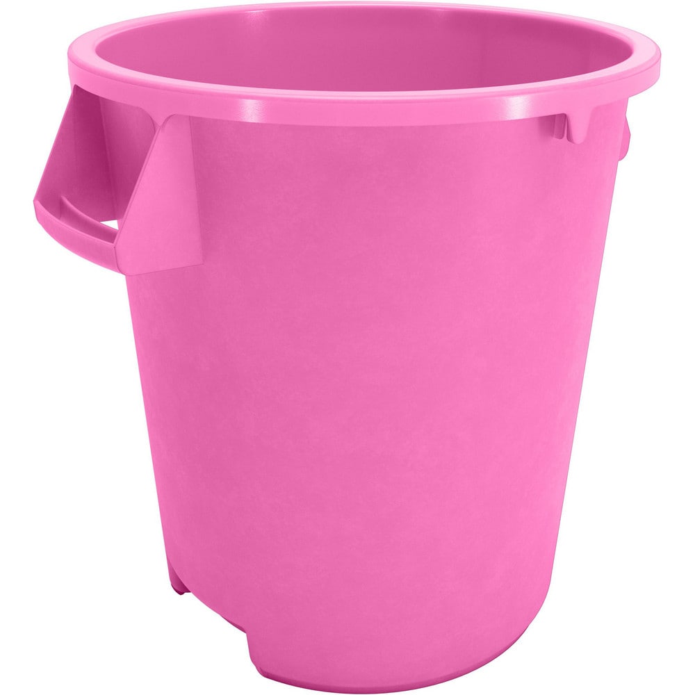 Trash Cans & Recycling Containers; Product Type: Trash Can; Type: Waste Bin Trash Container; Container Capacity: 10.00; Container Shape: Round; Lid Type: No Lid; Container Material: Polyethylene; Color: Pink; Material: Polyethylene