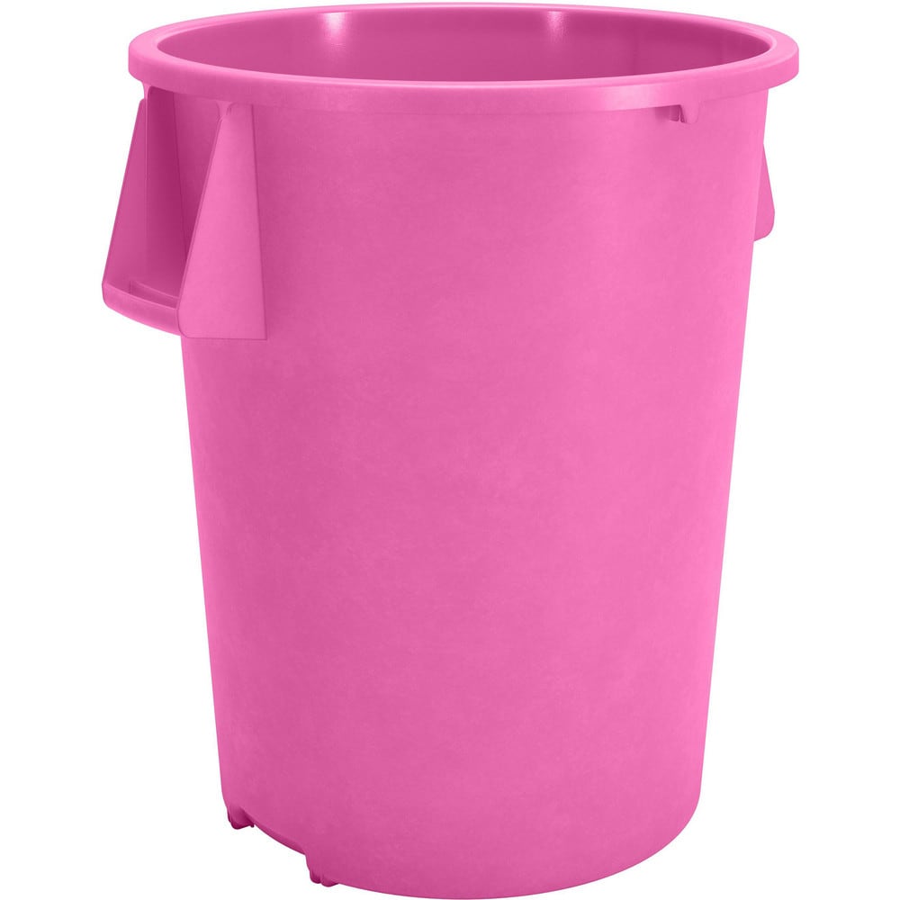 Trash Cans & Recycling Containers; Product Type: Trash Can; Type: Waste Bin Trash Container; Container Capacity: 55.00; Container Shape: Round; Lid Type: No Lid; Container Material: Polyethylene; Color: Pink; Material: Polyethylene