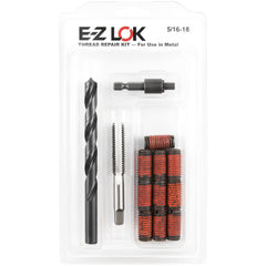 Thread Repair Kits; Kit Type: Thread Repair; Insert Thread Size (Inch): 5/16-18; Includes Drill: Yes; Includes Tap: Yes; Includes Installation Tool: Yes; Includes Tang Removal Tool: No