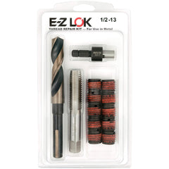 Thread Repair Kits; Kit Type: Thread Repair; Insert Thread Size (Inch): 1/2-13; Includes Drill: Yes; Includes Tap: Yes; Includes Installation Tool: Yes; Includes Tang Removal Tool: No