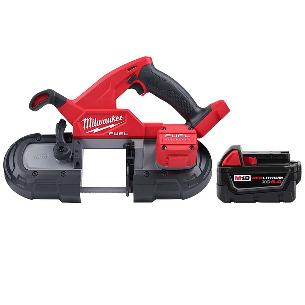 Cordless Portable Bandsaws; Voltage: 18.00; Maximum Depth of Cut (Decimal Inch): 3-1/4; Low Speed (SFPM): 0; Cutting Capacity - Round: 3-1/4 in; Cutting Capacity