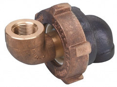 3-1/8" Pipe, 3-1/8" Flange Thickness, 90&deg; Casing, 90&deg; Ball Swivel Joint