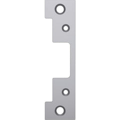 Strikes; Type: Flat with Radius Corners; Length (Inch): 4-7/8; Width (Inch): 1-1/4; Material: Stainless Steel; Description: HES Faceplate, 605 Bright Brass; Finish Coating: Bright Brass