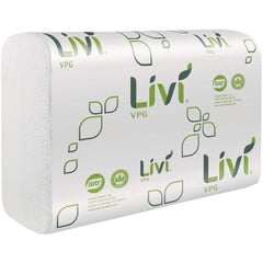 Paper Towels: Multifold, 250 Rolls per Case, Pack, 1.000 Ply, White