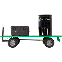 Trailer Utility Cart: 91" Long, 36" Wide, Steel, 1000 lb Capacity, Green